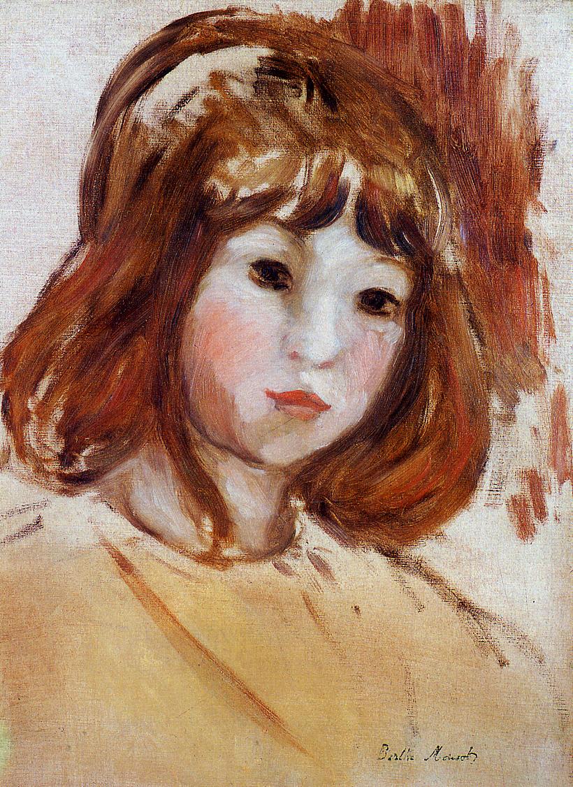 Portrait of a Young Girl (1870) - Berthe Morisot Tablo