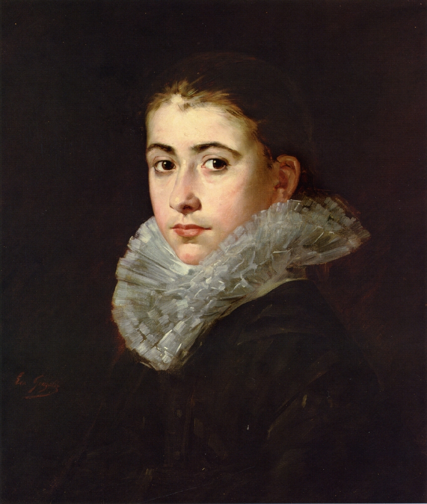 Portrait of a Young Woman (1865) - Eva Gonzalès Tablo