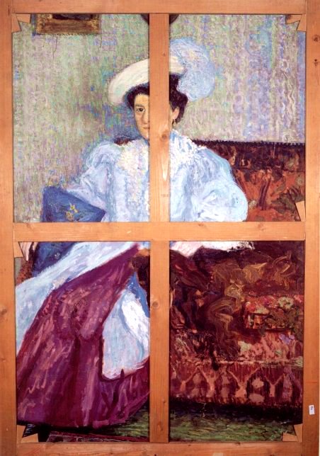 Portrait of a Young Woman with Feather Hat (1906) - Richard Gerstl Tablo