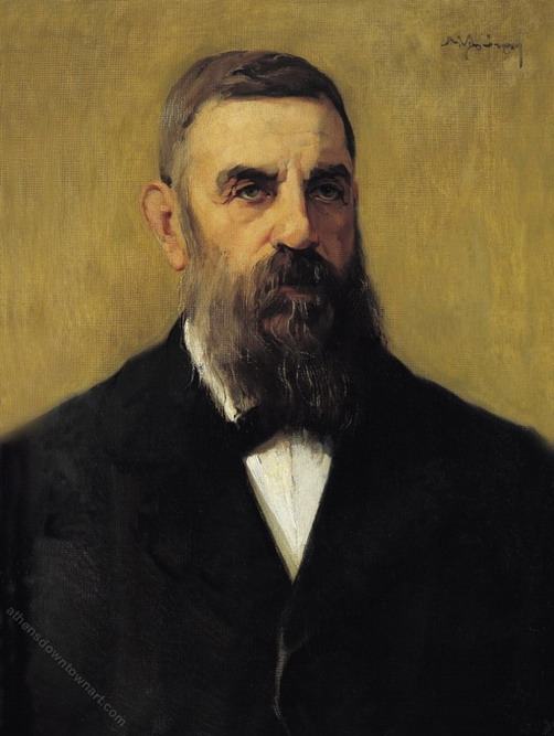 Portrait of a man - Nikolaos Lytras Tablo