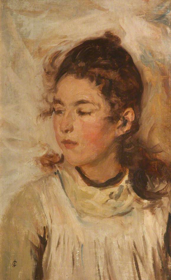 Portrait of the Artist's Daughter - James Charles Tablo