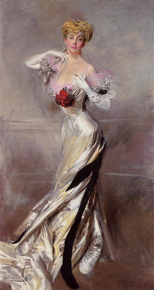 Portrait of the Countess Zichy (1905) - Giovanni Boldini Tablo