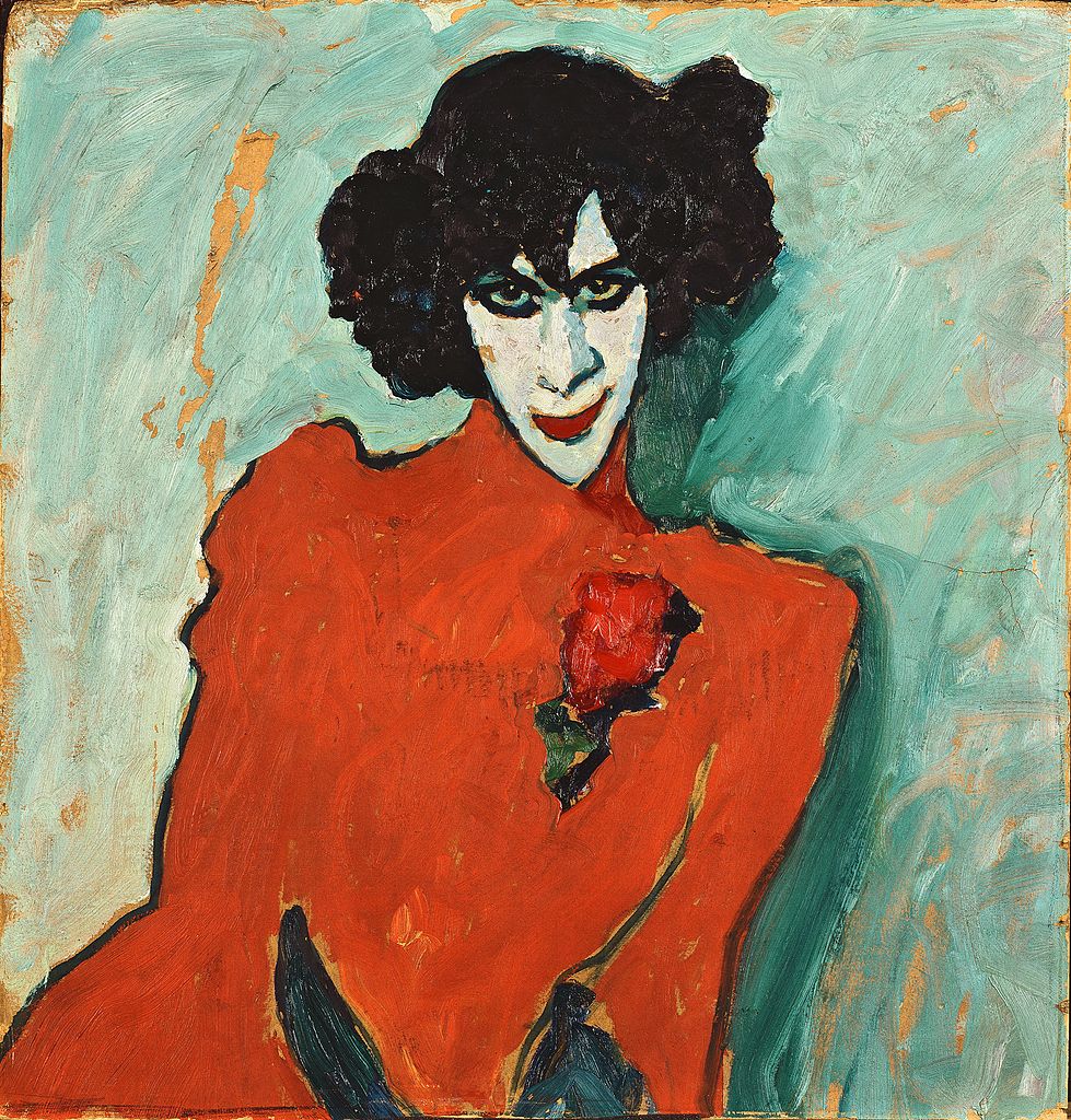 Portrait of the Dancer Alexander Sakharoff (1909) - Alexej von Jawlensky Tablo
