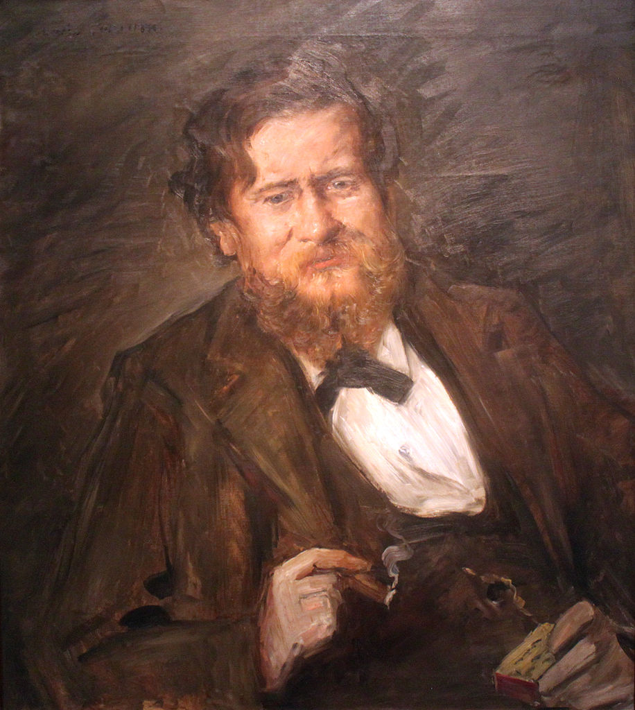 Portrait of the Painter Fritz Rumpf (1901) - Lovis Corinth Tablo