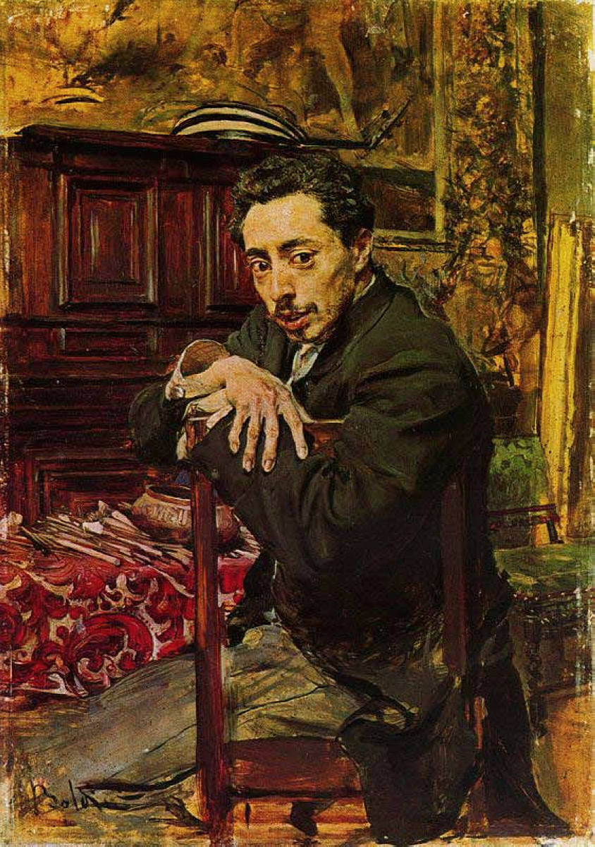 Portrait of the Painter Joaquin Araujo Ruano (1882) - Giovanni Boldini Tablo
