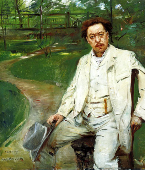 Portrait of the Pianist Conrad Ansorge (1903) - Lovis Corinth Tablo