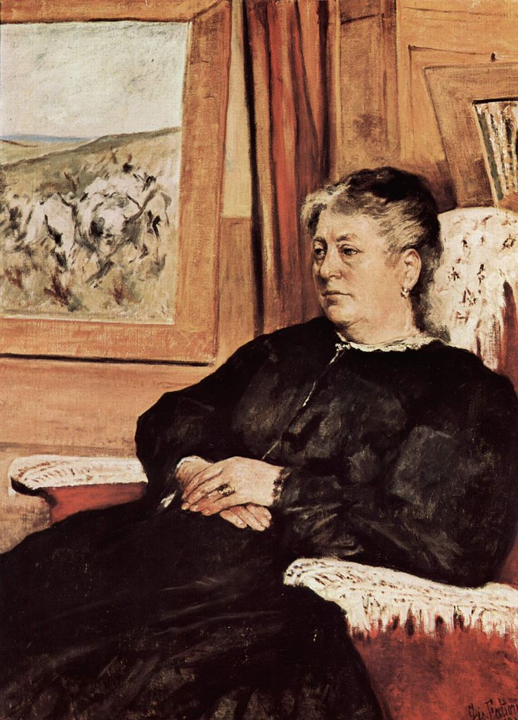 Portrait of the third wife (1905) - Giovanni Fattori Tablo