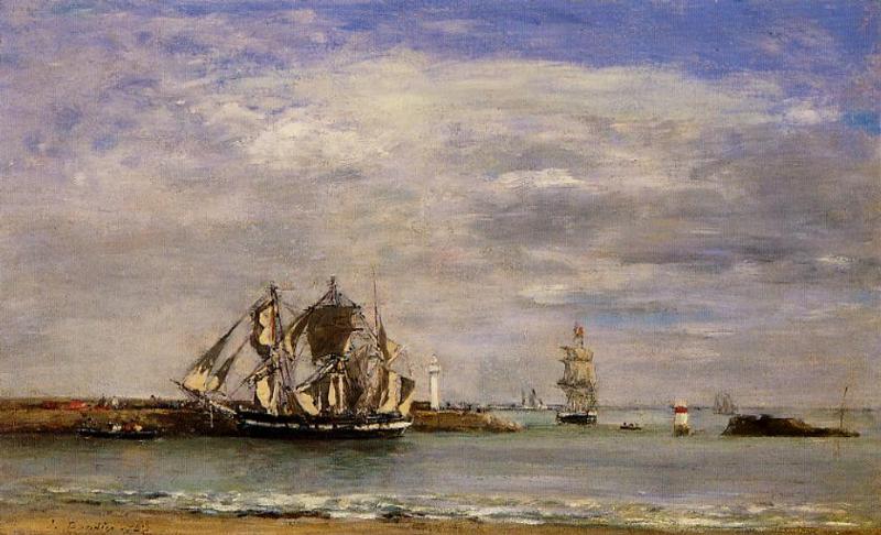 Portrieux - Eugène Boudin Tablo