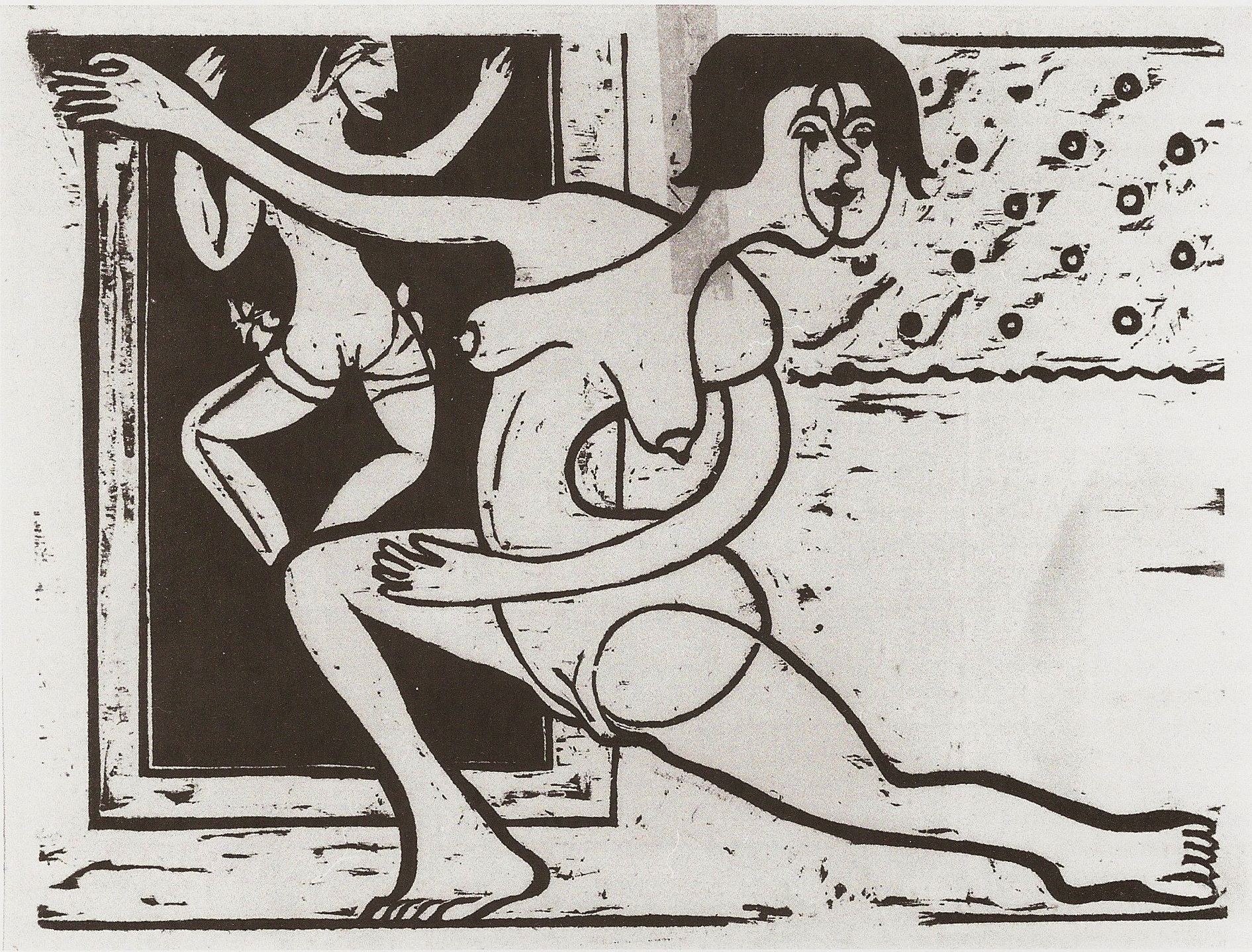 Practising Dancer (1934) - Ernst Ludwig Kirchner Tablo