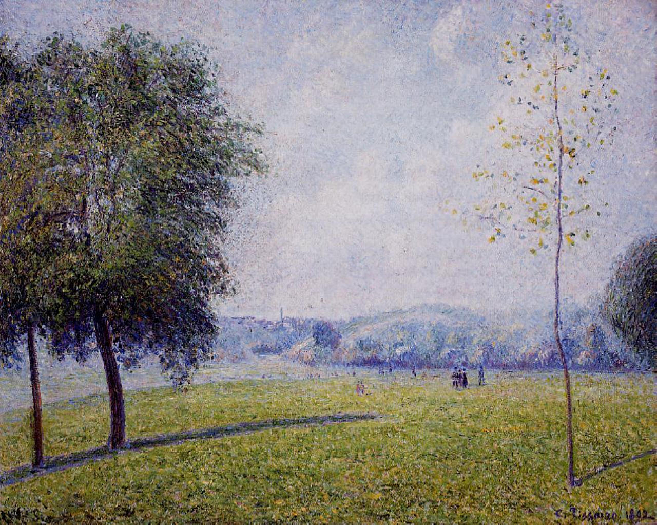 Primrose Hill, Regent's Park (1892) - Camille Pissarro Tablo