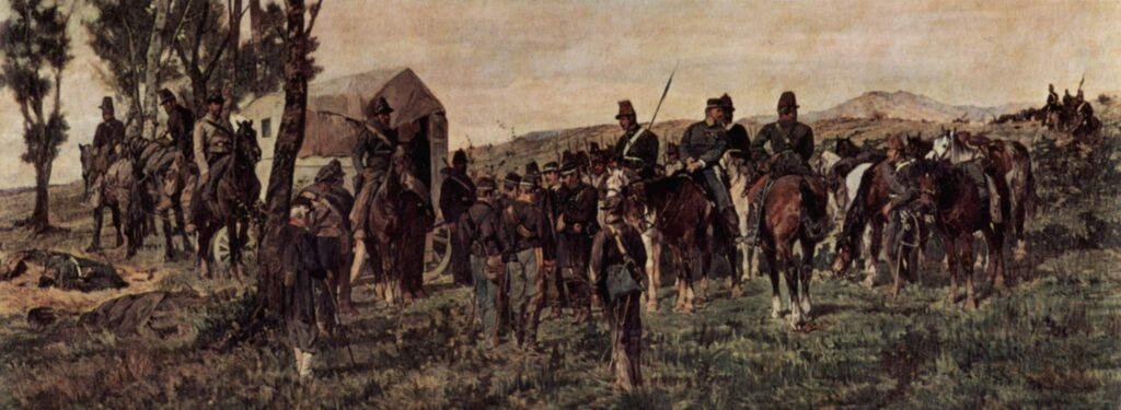 Prince Amedeo, wounded at Custoza (1868) – Giovanni Fattori Tablo