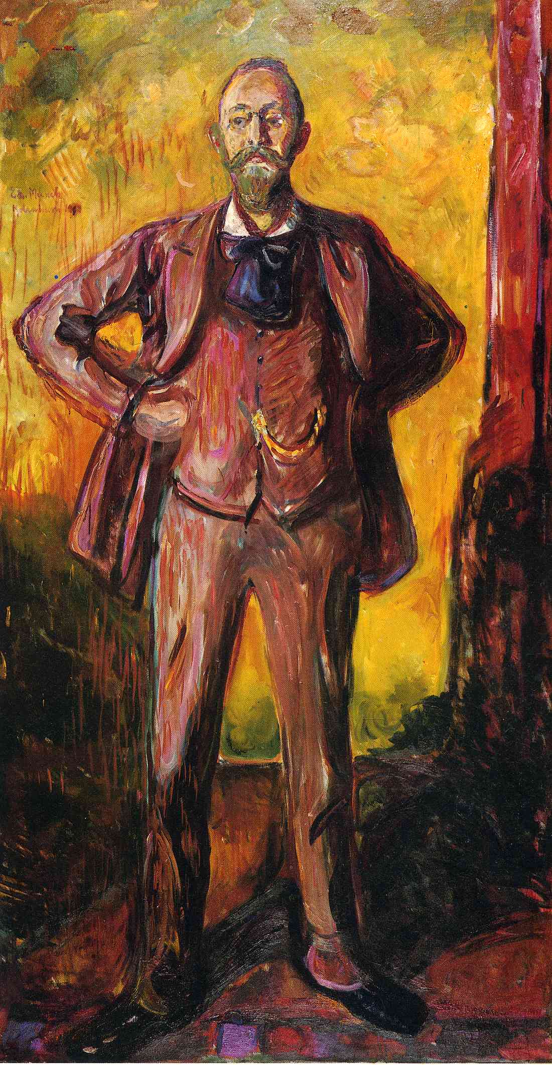 Professor Daniel Jacobson (1909) - Edvard Munch Tablo