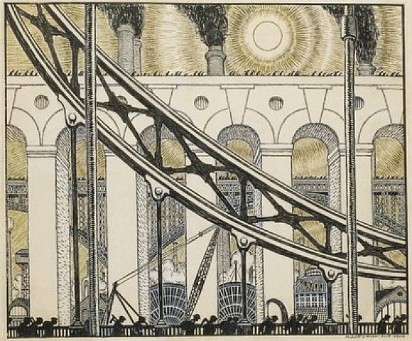 Project for the first Almanac Chipovnick (1906) - Mstislav Dobuzhinsky Tablo