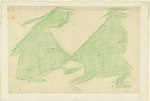 Promenade (Couple) (1921) - Christian Rohlfs Tablo