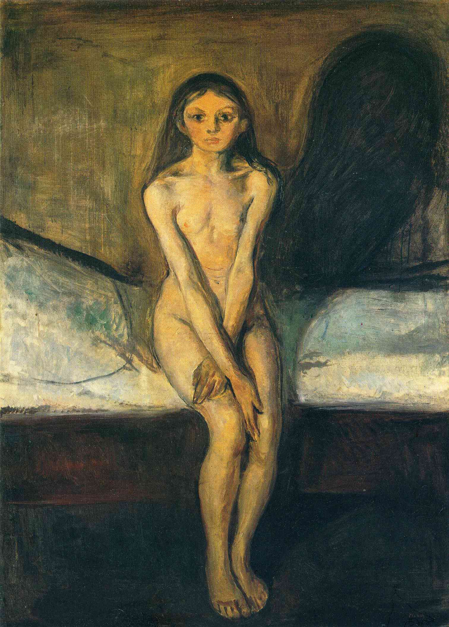 Puberty (1894) - Edvard Munch Tablo
