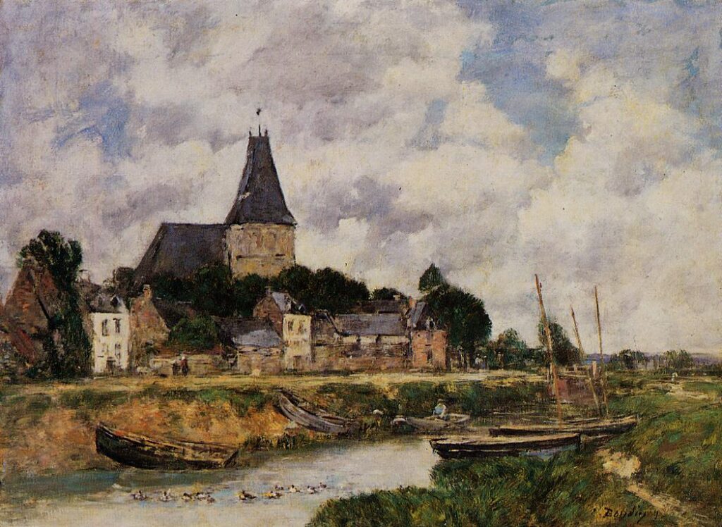 Quittebeuf (1893) – Eugène Boudin Tablo