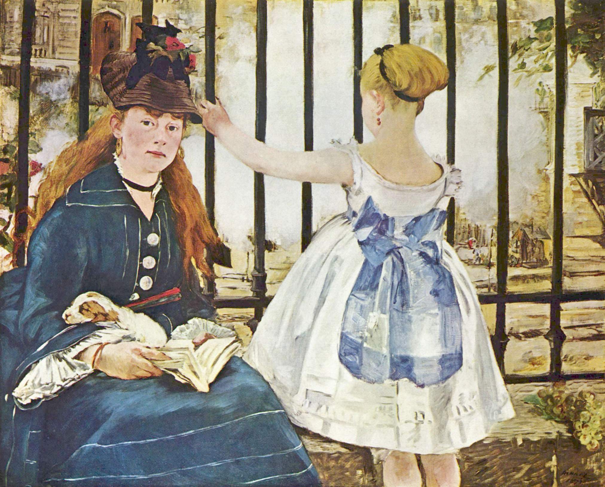 Railway (1873) - Edouard Manet Tablo