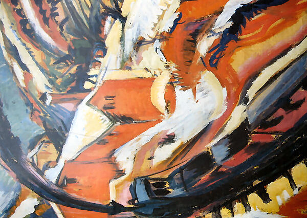 Railways in the Taunus (1916) - Ernst Ludwig Kirchner Tablo
