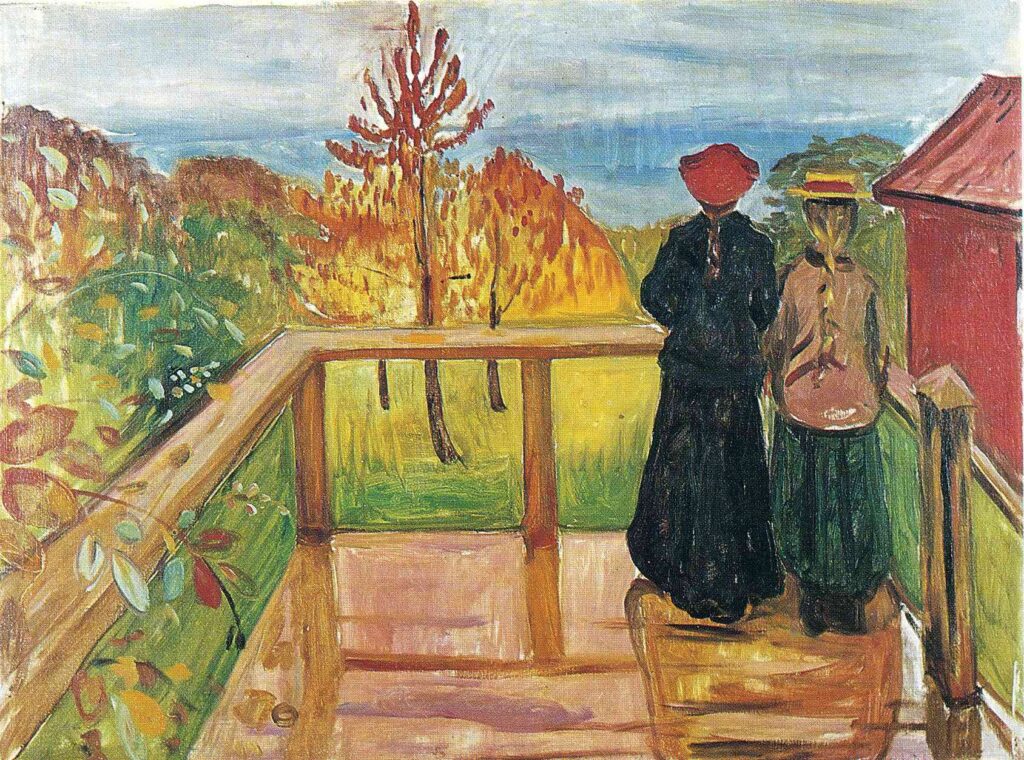 Rain (1902) - Edvard Munch Tablo
