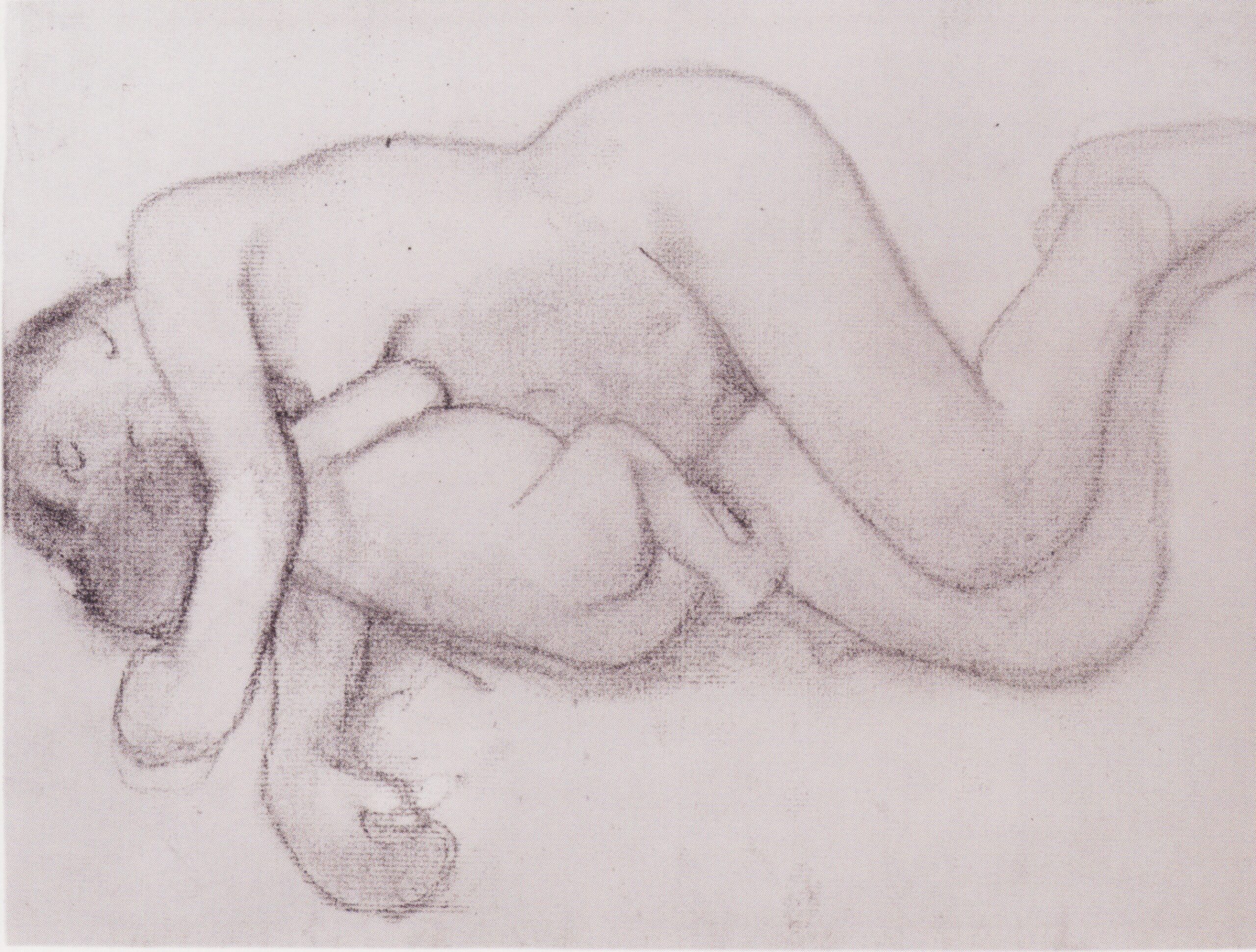 Reclining Mother and Child (1906) - Paula Modersohn-Becker Tablo