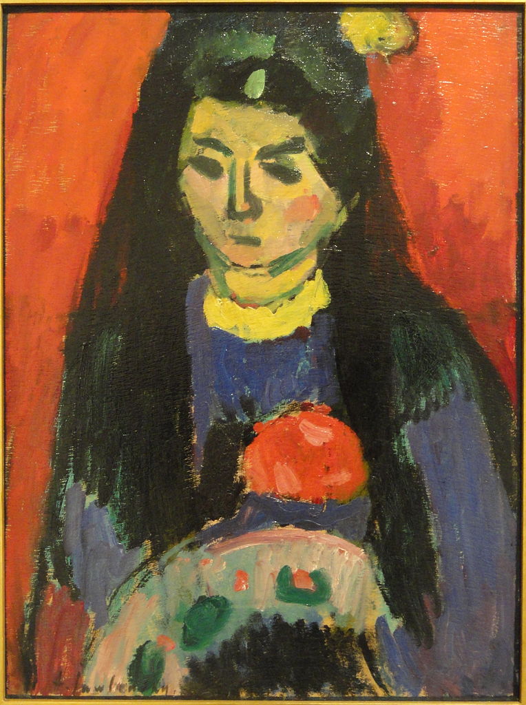Red Blossom (1910) - Alexej von Jawlensky Tablo