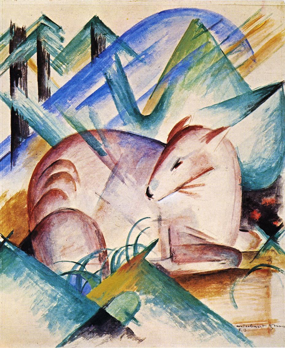 Red Deer (1913) - Franz Marc Tablo
