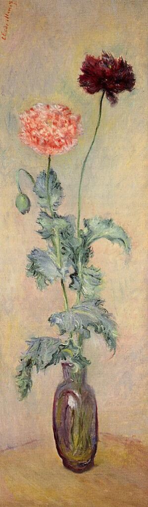 Red and Pink Poppies (1883) - Claude Monet Tablo