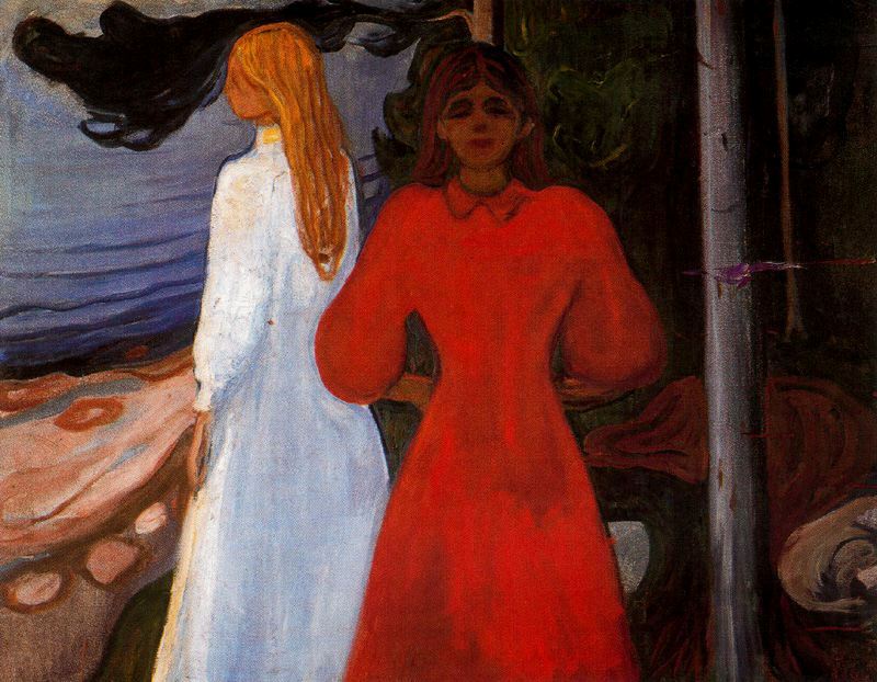Red and White (1899) - Edvard Munch Tablo