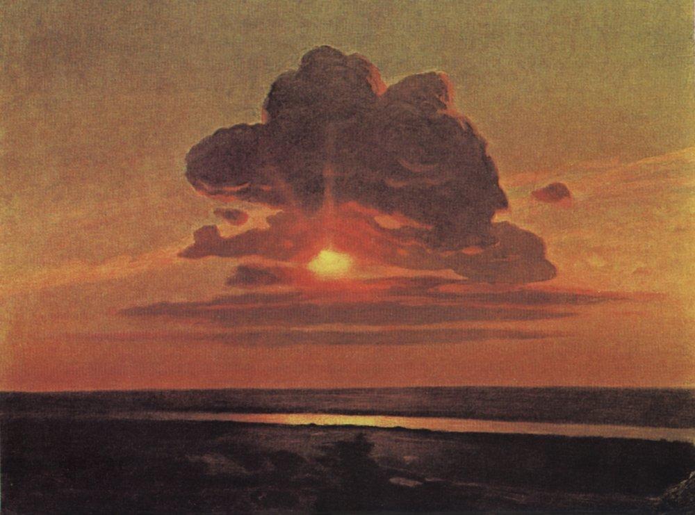 Red sunset (1908) - Arkhip Kuindzhi Tablo