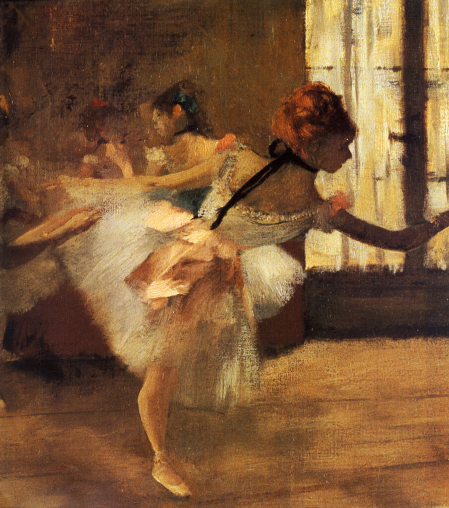 Repetition of the Dance (detail) (1877) – Edgar Degas Tablo