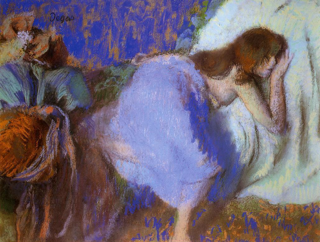 Rest (1893) - Edgar Degas Tablo