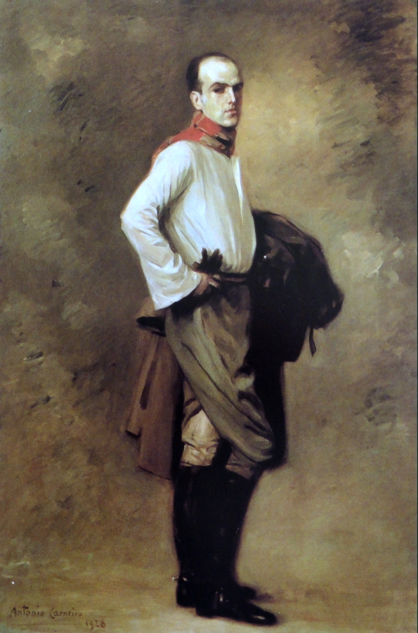 Retrato de Carlos Carneiro, Cavaleiro (1928) - António Carneiro Tablo