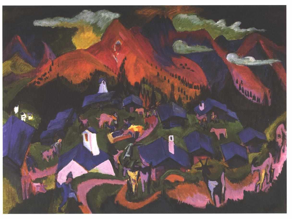 Return of the Animals - Ernst Ludwig Kirchner Tablo