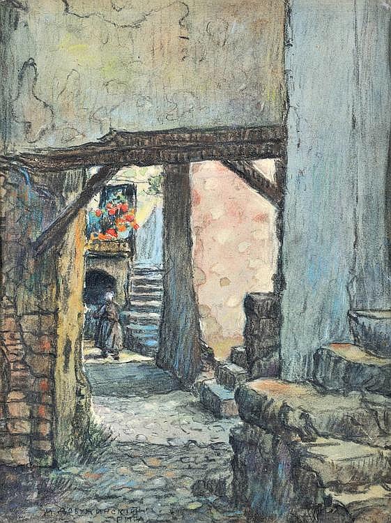 Riga - Mstislav Dobuzhinsky Tablo