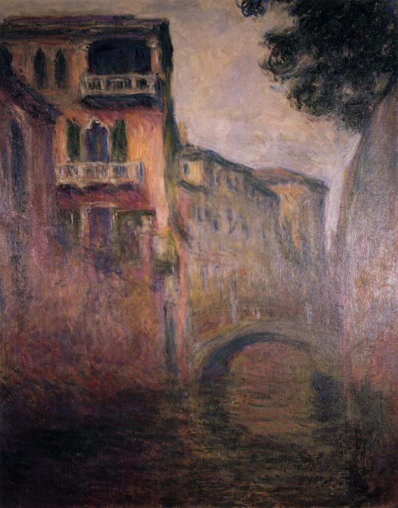 Rio della Salute 02 (1908) - Claude Monet Tablo