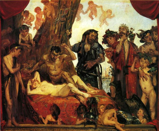 Riso Homérico (1909) - Lovis Corinth Tablo