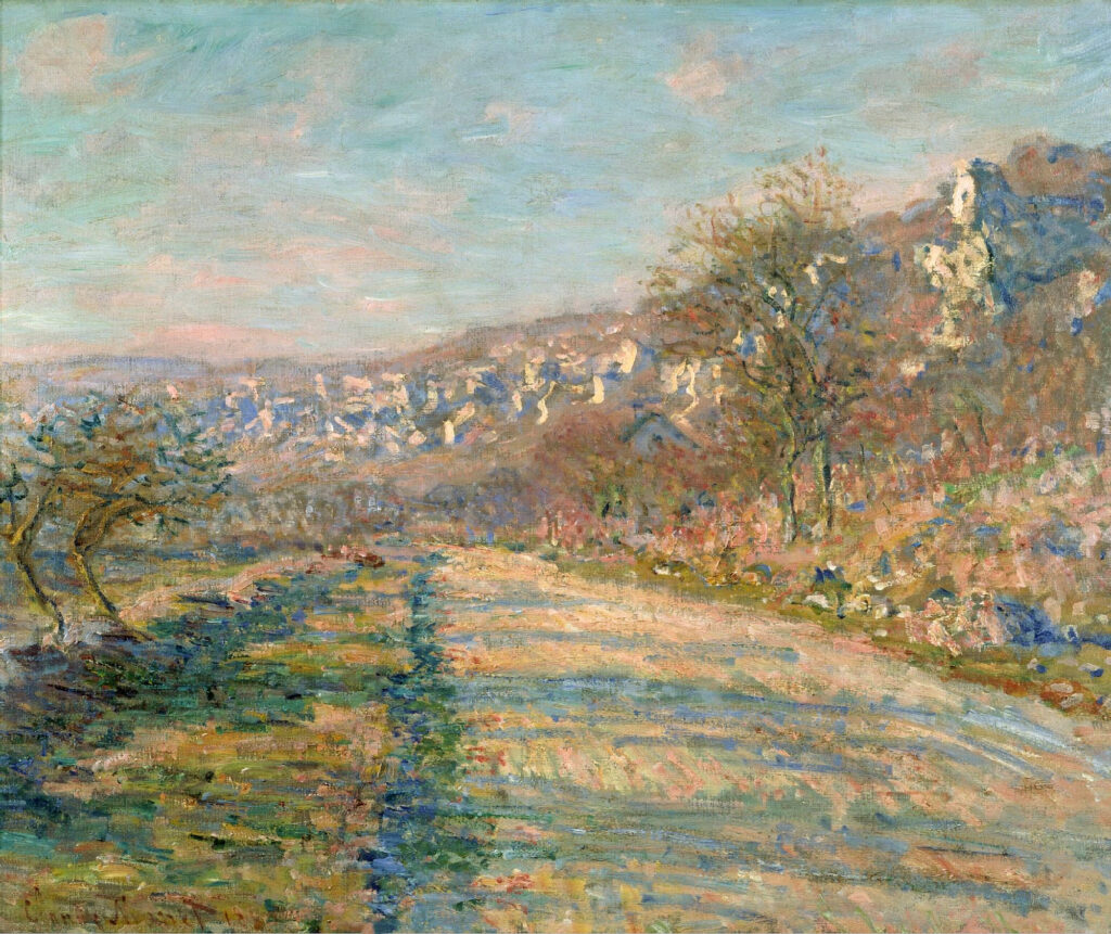 Road of La Roche Guyon (1880) - Claude Monet Tablo