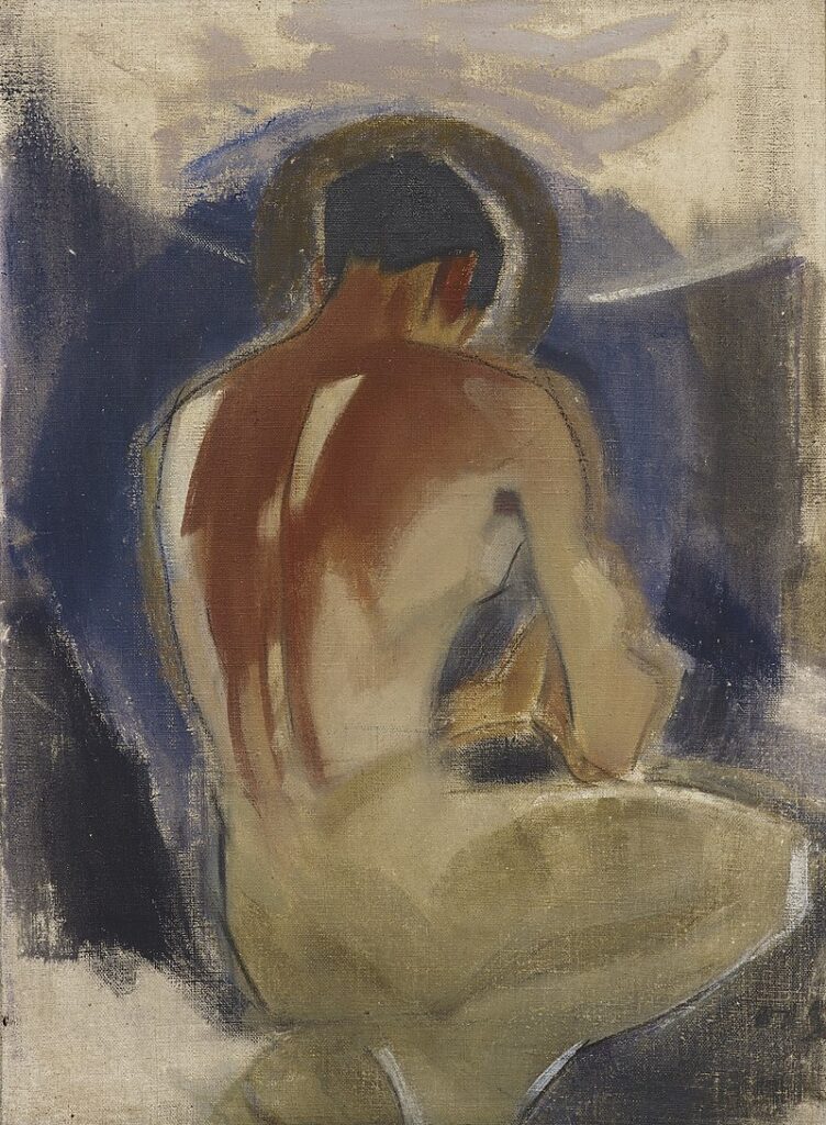 Robber at the Gate of Paradise (1924) - Helene Schjerfbeck Tablo