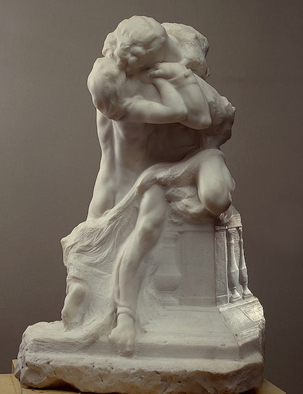 Romeo and Juliet (1905) - Auguste Rodin Tablo