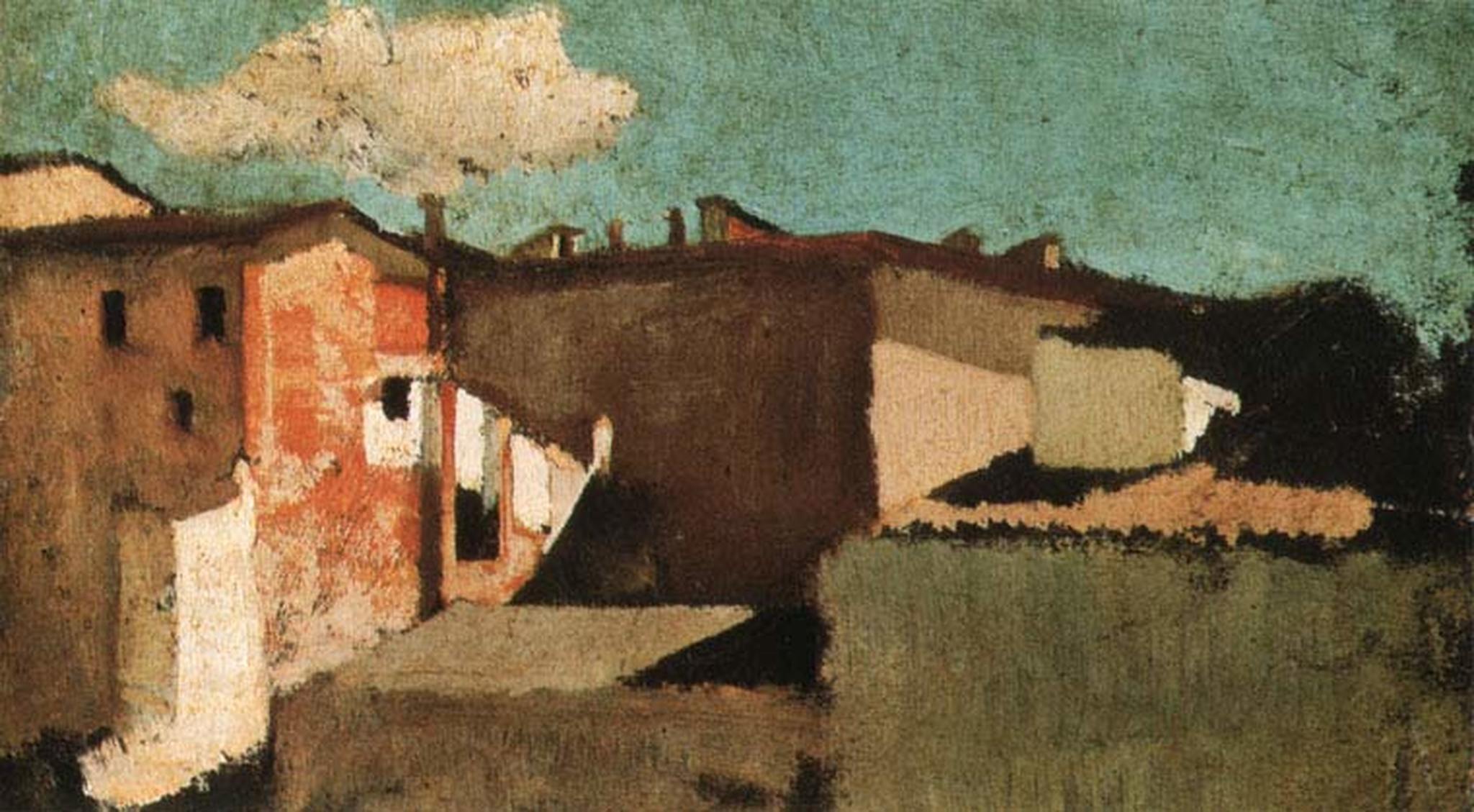 Roofs - Giuseppe Abbati Tablo