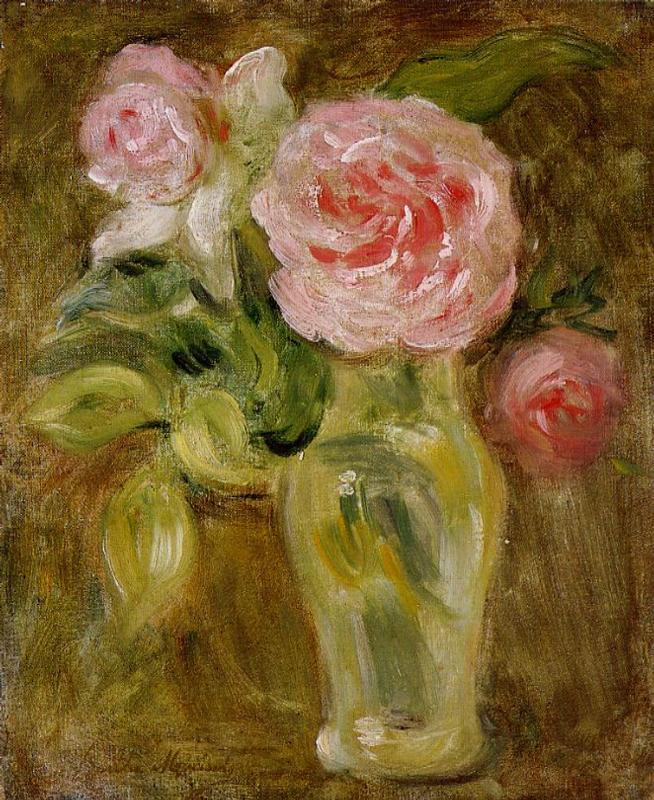 Roses (1894) - Berthe Morisot Tablo