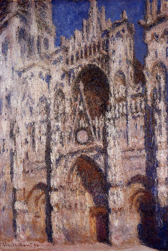 Rouen Cathedral 01 (1894) - Claude Monet Tablo