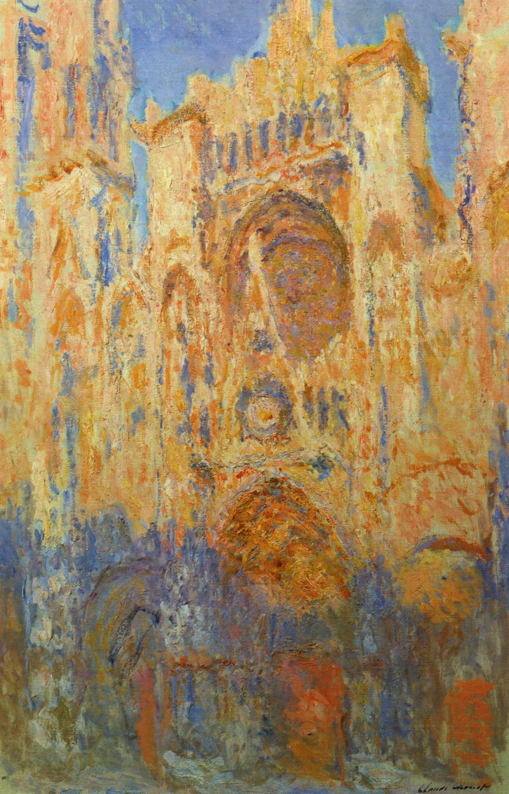Rouen Cathedral (1892) - Claude Monet Tablo