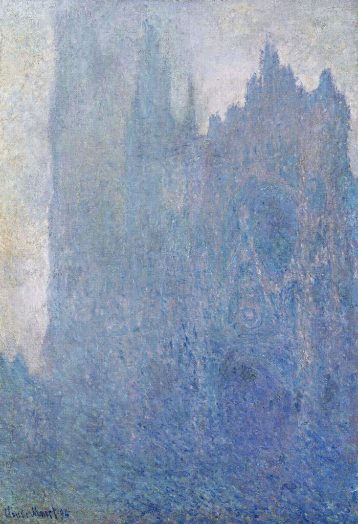 Rouen Cathedral in the Fog (1894) – Claude Monet Tablo
