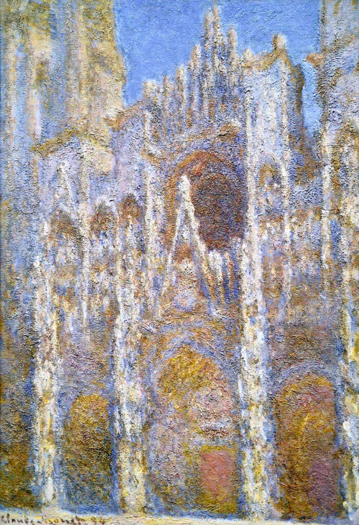 Rouen Cathedral, Sunlight Effect (1894) – Claude Monet Tablo