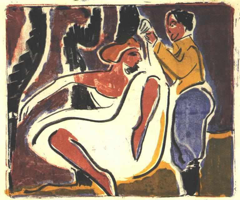 Russian Dancer - Ernst Ludwig Kirchner Tablo