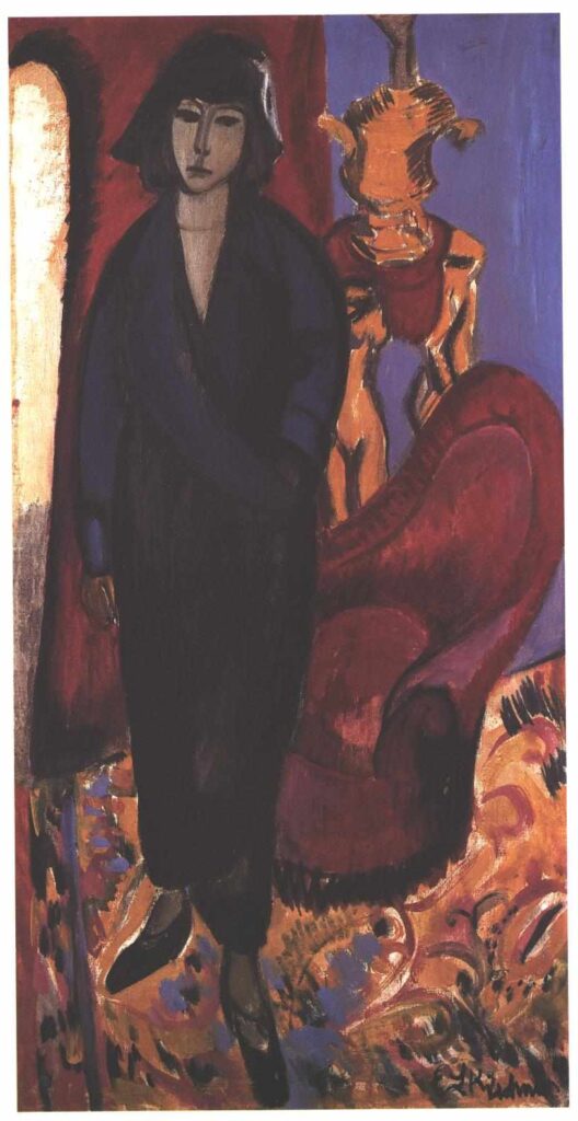 Russian Woman - Ernst Ludwig Kirchner Tablo