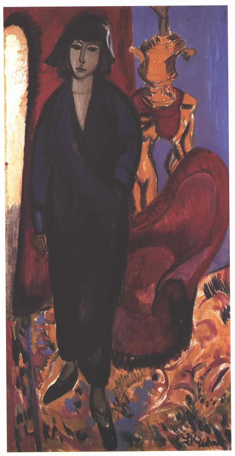 Russian Woman - Ernst Ludwig Kirchner Tablo