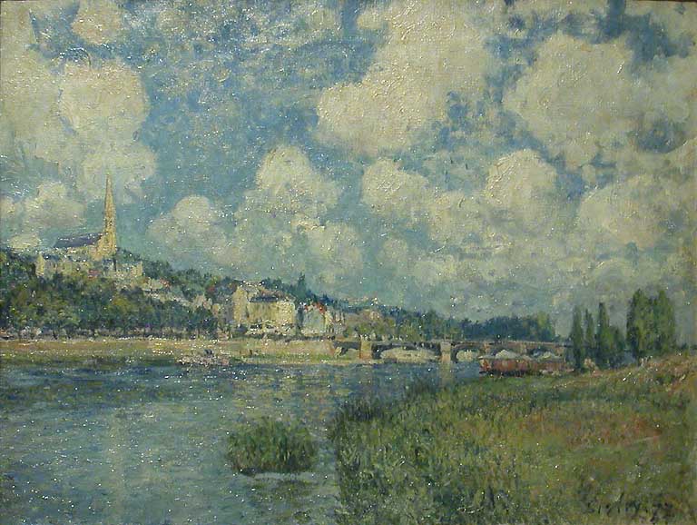 Saint Cloud (1877) - Alfred Sisley Tablo