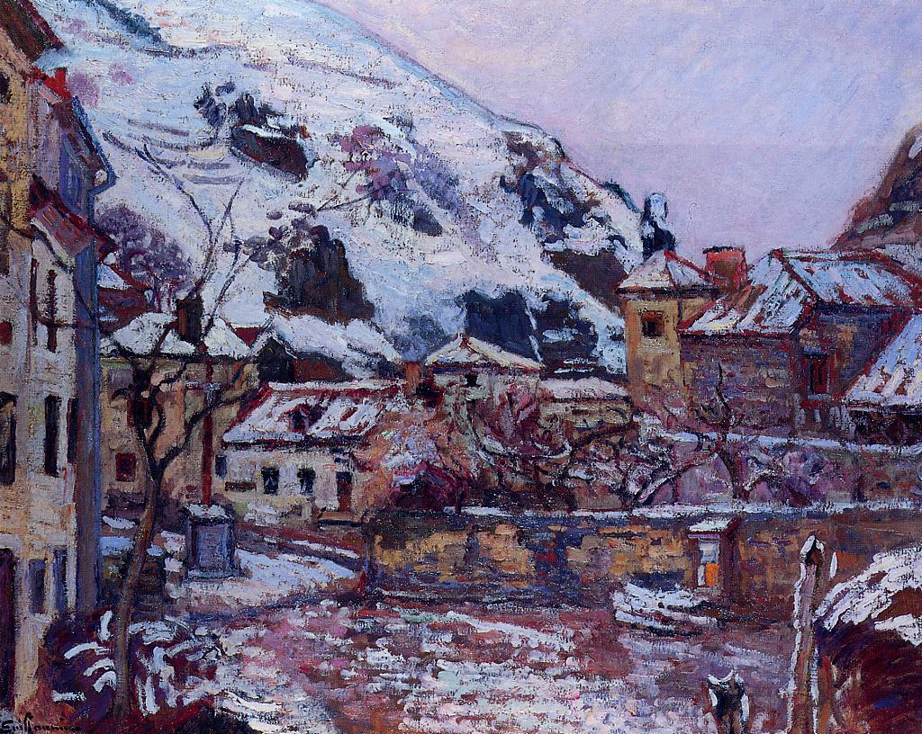 Saint Julien des Chazes (1895) - Armand Guillaumin Tablo